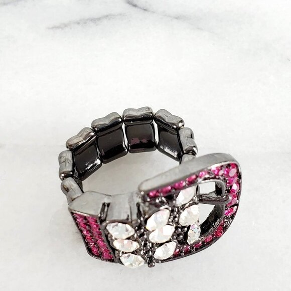 Crystal Buckle Stretch‎ Ring - Picture 6 of 10